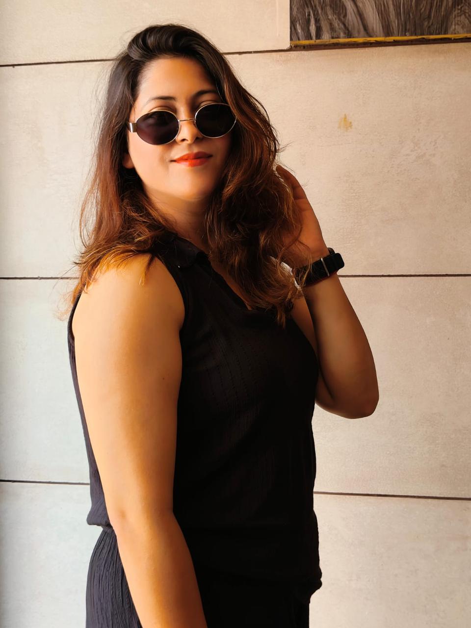 Black  Wrinkle Co- ord Set