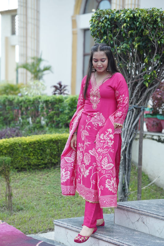 Premium Crepe Suit set