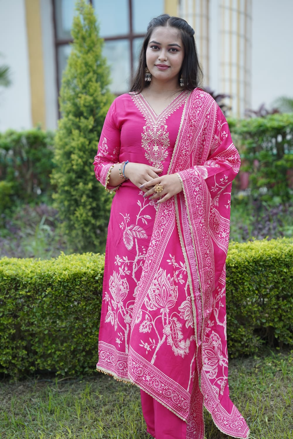 Premium Crepe Suit set