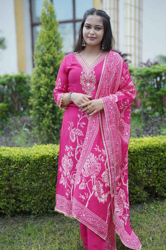 Premium Crepe Suit set