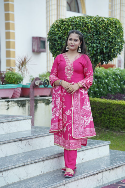 Premium Crepe Suit set